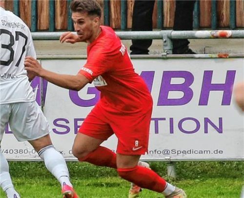 Samed Bahar und Buchbach kassierten in Aschaffenburg eine bittere Niederlage. Foto Buchholz