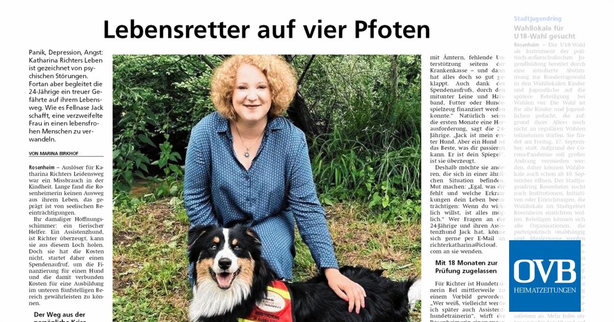 Lebensretter auf vier Pfoten - OVB Heimatzeitungen
