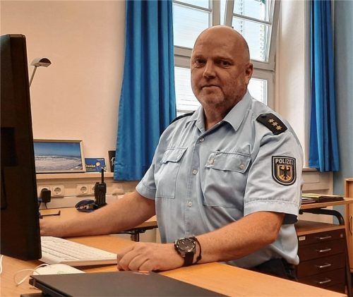 „Spaß am Gestalten“: Ludger Otto ist neuer Chef der Bundespolizeiinspektion. Foto Weiser