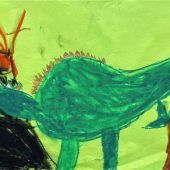 Kunterbunte Dinos und Zoo-Tiere
