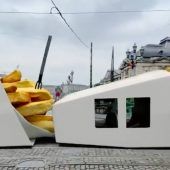 Pommes-Tram begeistert Twitter-Gemeinde