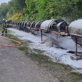 Millionenschaden nach Feuer in Kieswerk