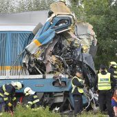 Zugunglück auf dem Weg nach Prag