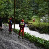 Flutwelle an der Höllentalklamm