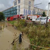 Schlammlawine und eine Verstopfung mit Folgen