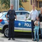 Belobigung für couragiertes Handeln