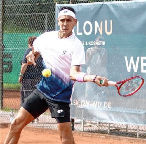 Alejandro Tabilo musste sich im Match-Tiebreak geschlagen geben.Foto Wolfgang Fehrmann