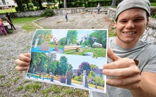 Als neues Fitnessangebot für Jung und Alt wünscht sich Peter Reiter eine Parkour-Anlage im Kohlstattpark oder am Spielplatz „Bahnhof“ und fand große Zustimmung im Gemeinderat. Foto Schmidt