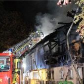 Fünf Rinder sterben bei Großbrand