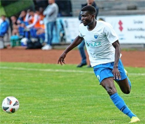 Der Ampfinger Endurance „Edi“ Ighagbon sorgte für den zwischenzeitlichen Ausgleich. Foto Michael Buchholz