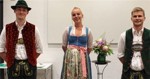 Die Besten aus dem Bereich Landwirtschaft: (von links) Josef Huber, Franca Linder und Leonhard Wieser. Fotos Hanfstingl