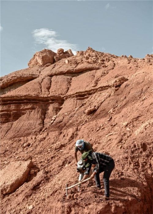 Diese Berge im heutigen Marokko lagen zur Kreidezeit unter Wasser.Foto VKR/ Jacob