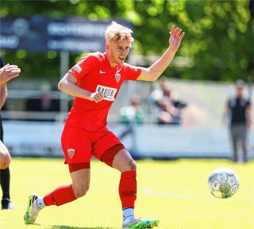 Erzielte in Fürth den 3:0-Endstand: Der Buchbacher Joe Wieselsberger. Foto Butzhammer