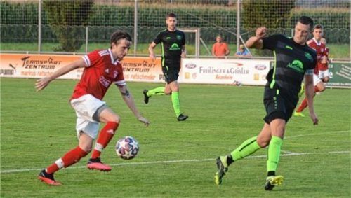 Fabian Martinus hatte im zweiten Durchgang eine der Westerndorfer Möglichkeiten.Foto Franz Ruprecht