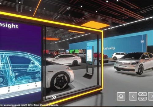 Genfer Autosalon virtuell: Freier Blick ohne Besucher. Foto Auto-Medienportal.Net/Volkswagen