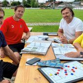 Kicken in Richtung Erfolg