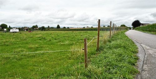 Neuer Wohnraum und Möglichkeiten für betreutes Wohnen: Diese landwirtschaftlich genutzte Fläche in Pang soll künftig Bauland werden. Foto Schlecker
