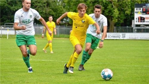 Philipp Hofmann (Mitte) steht in der Startformation.Foto esc