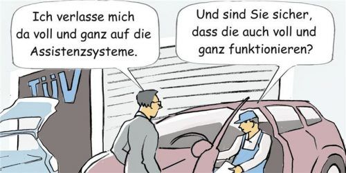 TÜV-Experten fordern Überwachung der Assistenzsysteme. Foto Autoren-Union Mobilität/Goslar Institut