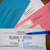 Wahllokal im Wohnzimmer