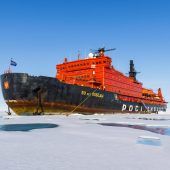 Atomeisbrecher bahnen den Weg  am Nordpol