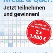 Mit „Kreuz und quer“ täglich gewinnen