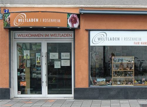 Den Rosenheimer Weltladen gibt es bereits seit 35 Jahren. Lange Zeit war er in der Kaiserstraße, seit 2019 in der Innstraße. Foto re