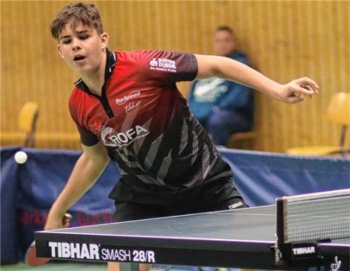 Der 15-jährige Kolbermoorer Luis Kraus wird in der Altersklasse U15 mit 320 Punkten auf Rang 29 notiert. In der U17 gelang ihm eine Verbesserung um 461 Plätze auf Position 76. Foto Gerhard Erlich