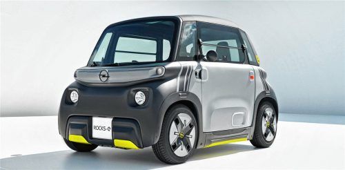Der Opel Rocks-e eignet sich ideal für kurze Wege: Das vierrädrige Leichtfahrzeug mit 45 km/h Höchstgeschwindigkeit wurde für die städtische Mobilität konzipiert. Foto Autoren-Union Mobilität/Opel