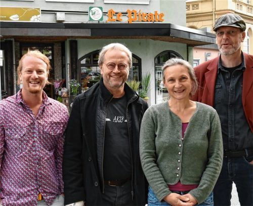 Die neue Vorstandschaft: (von links) Vorsitzender Tim Spreng, Zweiter Vorsitzender Wolfgang Lentner, Schriftführerin Antje Lentner und Kassier Olaf Holzapfel.Foto Schlecker