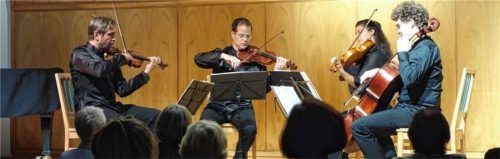 Fulminante Kammermusik: Das Delian Quartett demonstrierte hohe Klangkultur.Foto Füchtner
