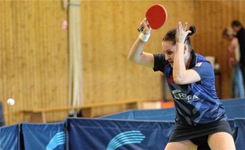 Iana Zhmudenko brachte Kolbermoors Damen zwischenzeitlich mit 3:2 in Führung.