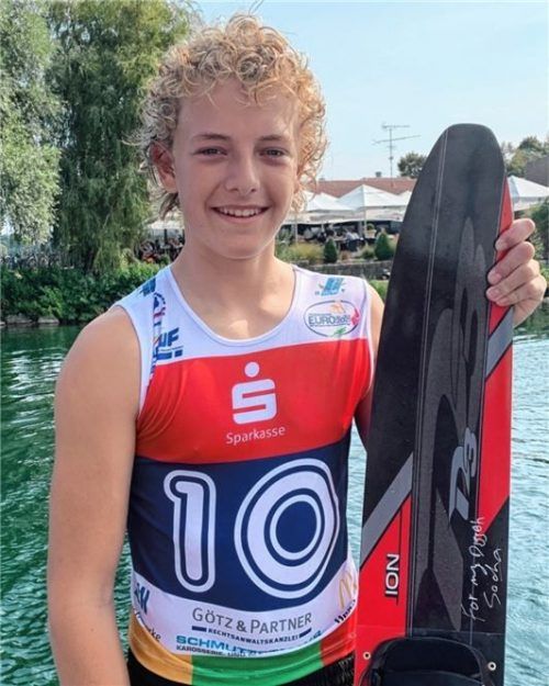 Kay Strohmeyer vom WSC Kiefersfelden-Rosenheim wurde Doppel-Europameister in der U15.Foto Privat