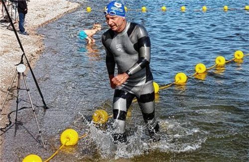 Markus Füller war beim Saisonabschluss im Waginger See hervorragend unterwegs. Foto Anke Kürpick