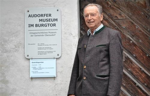 Norbert Schön beschäftigt sich seit fünf Jahren als Vorsitzender des historischen Vereins Audorf e.V. mit der Geschichte Oberaudorfs. Foto Lotter