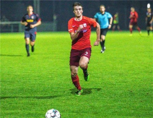 Sommer-Neuzugang Daniel Kobl wartet noch auf seinen ersten Liga-Treffer für den TSV. Gegen den FC Ismaning wäre ein guter Zeitpunkt, um die Wende einzuleiten. Foto John Cater