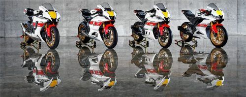 Zur Erinnerung an 60 Jahre Motorsport bringt Yamaha die R-Serie in der ikonischen Lackierung heraus. Foto Autoren-Union Mobilität/Yamaha