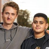 Der Mittelschüler und sein Pate