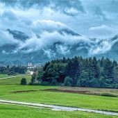 Wolkenspiel über Aschau