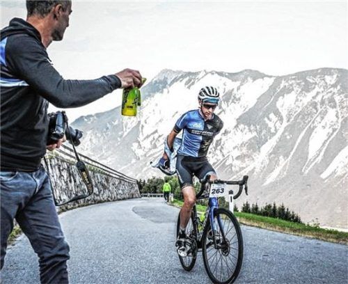 Corratec-Fahrer Daniel Debertin siegte beim Imst-Radmarathon zum Saisonabschluss.Foto Corratec