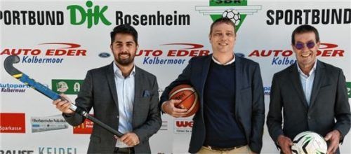 Das neue Führungstrio: (von links) Abuzar Erdogan, Bernd Perner und Willi Bonke.Foto Schlecker