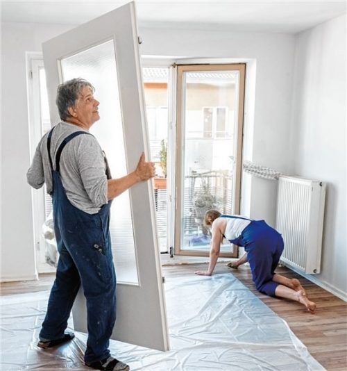 Den Aufwand für einen Innenausbau in Eigenregie sollten Bauherren nicht unterschätzen. Foto Markus Scholz/dp