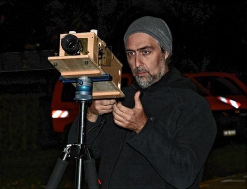 Der Kopf hinter der Veranstaltung: Lichtkünstler Julian Giebelen hat die Aktion ins Leben gerufen.