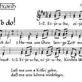 „Eijouche, eijouche, Kirchta bleib do!“