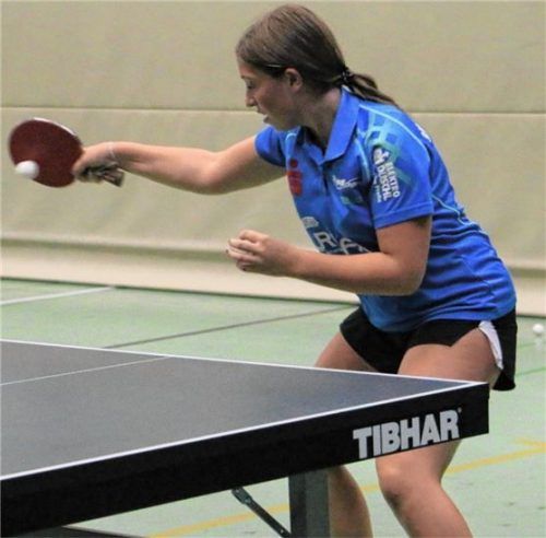 Feldkirchens Mädchen treffen morgen auf Amelie Hielscher, die nach wie vor in Kolbermoor wohnt, aber nun in Beratzhausen an der Platte steht.Foto Gerhard Erlich