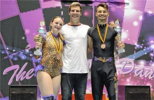 Für Franziska Schmidt und Jan Wimmer gab es die Bronzemedaille bei der DM.Foto RRCR
