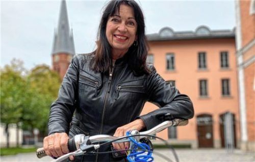 Gab ihr Amt nach acht Monaten ab: die bisherige Radverkehrsbeauftragte der Stadt Rosenheim, Eva-Maria Mayr. Foto Stadt Rosenheim