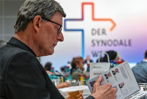 Kardinal Rainer Maria Woelki, Erzbischof von Köln, bei der Zweiten Synodalversammlung der katholischen Kirche.