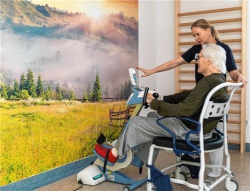 Physiotherapeutische Übungen sind ein wichtiger Bestandteil des Angebots.