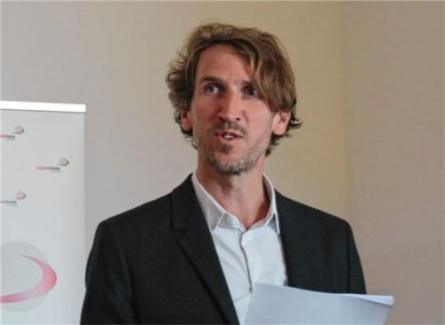 Premiere für Harald Bühler: Der neue Sprecher der Interessensgemeinschaft Aicherpark führt erstmalig durch die Jahreshauptversammlung. Foto Kirschner